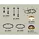 Комплект подвесного светильника Ambrella Light Techno Ring XR92221110 (A9222, A9227, C9238, C9232, N8124, N8145)