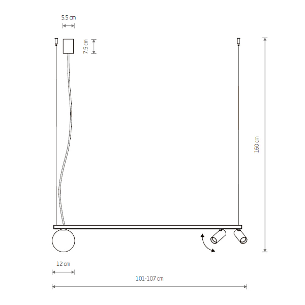 Подвесной светильник Nowodvorski Surface III 11445