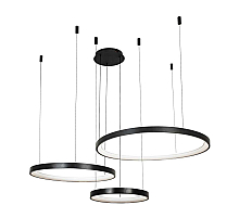 Подвесная люстра LED4U L8806-800-580-380 BK