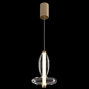 Подвесной светильник Crystal Lux QUASAR SP7W LED TRANSPARENT