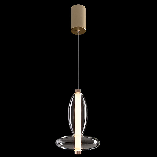 Подвесной светодиодный светильник Crystal Lux Quasar SP7W Led Transparent