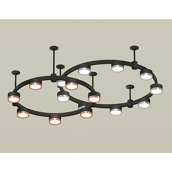 Комплект подвесного светильника Ambrella Light Techno Ring XR92221150 (A9222, A9227, C9238, C9232, N8126, N8118)
