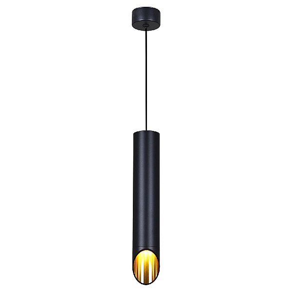 Подвесной светильник Reluce Technical 16007-0.9-001LD 300mm GU10 BK+GD