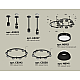 Комплект подвесного светильника Ambrella Light Techno Ring XR92221101 (A9222, A9227, C9238, C9232, N8113, N8141)