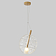Светильник подвесной Crystal Lux FROZEN SP1 BRASS