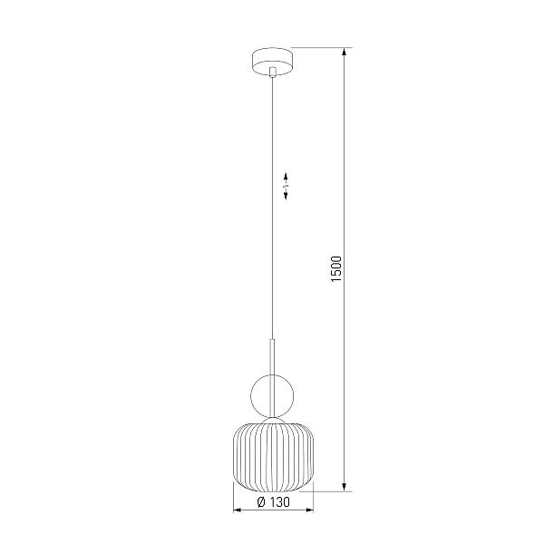 Подвесной светильник TK Lighting 11038 Sophia Cognac a071821