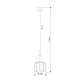 Подвесной светильник TK Lighting 11038 Sophia Cognac a071821