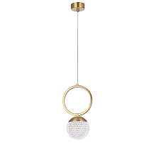 Подвесной светильник Crystal Lux CAROLINA SP1 V1 BRASS