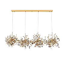 Подвесная люстра Crystal Lux GARDEN SP3х4 L1600 GOLD
