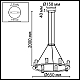 Подвесной светильник Odeon Light Defance Hightech 7143/55L