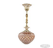 Подвесной светильник Bohemia Ivele Crystal 7003P/18 GW Amber-White/H-1B