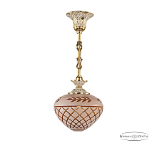 Подвесной светильник Bohemia Ivele Crystal 7003P/18 GW Amber-White/H-1B