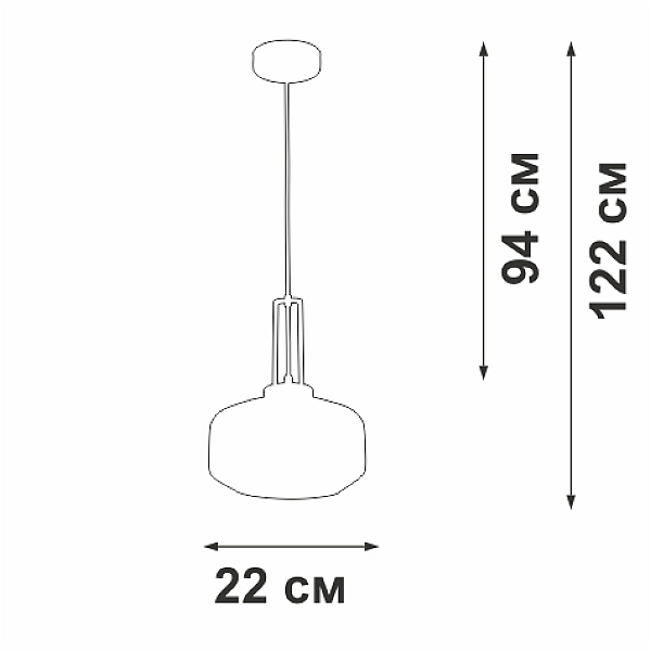 Люстра Vitaluce V20530-1/1S