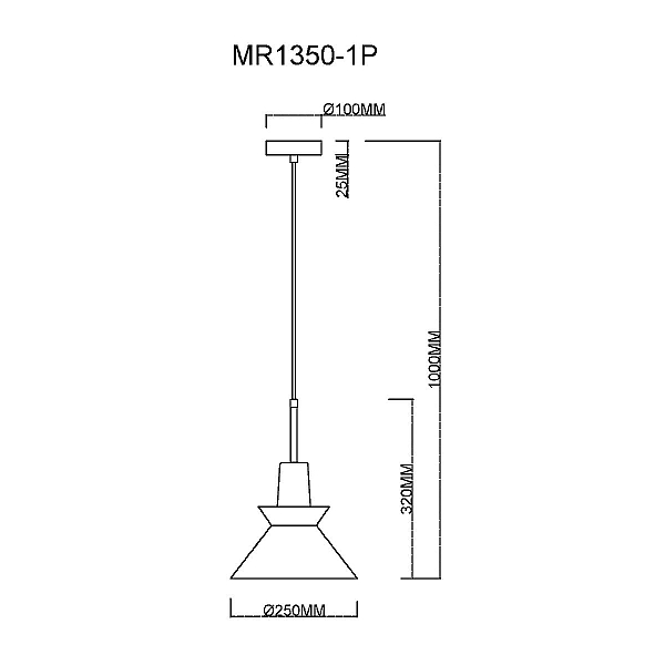 Подвесной светильник MyFar Kristina MR1350-1P