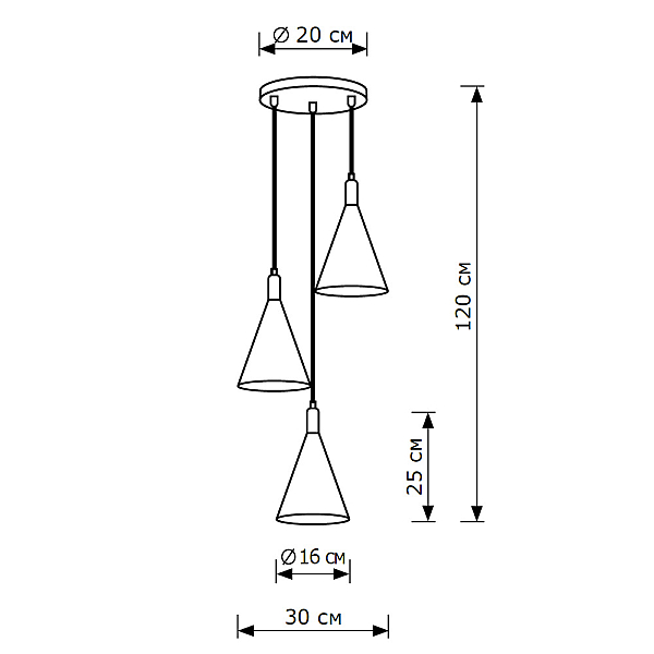 Подвесной светильник LightHall Glaro LH012090