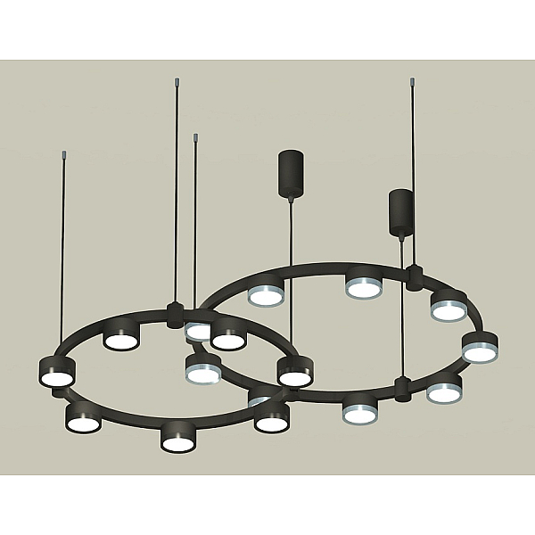 Комплект подвесного светильника Ambrella Light Techno Ring XR92091210 (A9209x2, C9238, C9242, N8113, N8133)