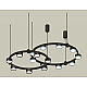 Комплект подвесного светильника Ambrella Light Techno Ring XR92091210 (A9209x2, C9238, C9242, N8113, N8133)