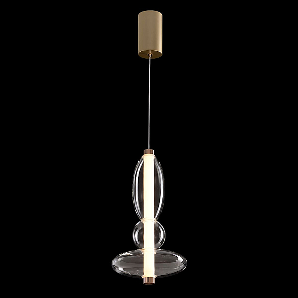 Подвесной светодиодный светильник Crystal Lux Quasar SP10W Led Transparent