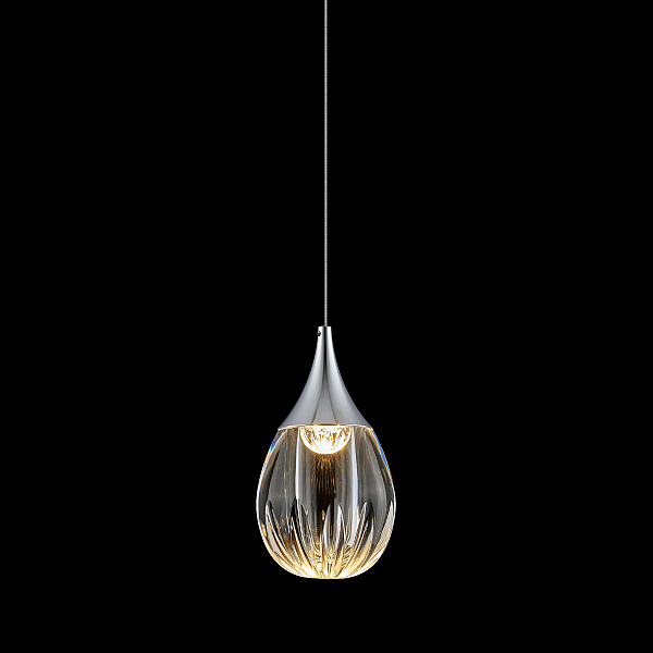 Подвесной светильник Delight Collection Stilla MD24001004-1A chrome/clear