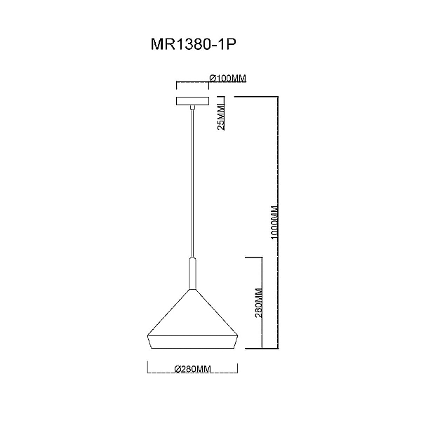 Подвесной светильник MyFar Adele MR1380-1P