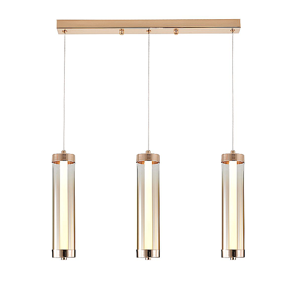 Подвесной светодиодный светильник Indigo Rilucente 11061/3P Gold V000150L