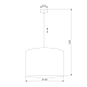 Подвесной светильник TK Lighting 11213 Vellum Sabia a072560