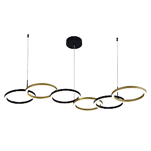 Подвесной светильник Indigo Anello 14034/A/6P Black