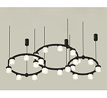 Комплект подвесного светильника Ambrella Light Techno Ring XR92092210 (A9209x3, C9242, C9238, C9232, N8402)