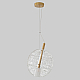 Светильник подвесной Crystal Lux FROZEN SP1 BRASS