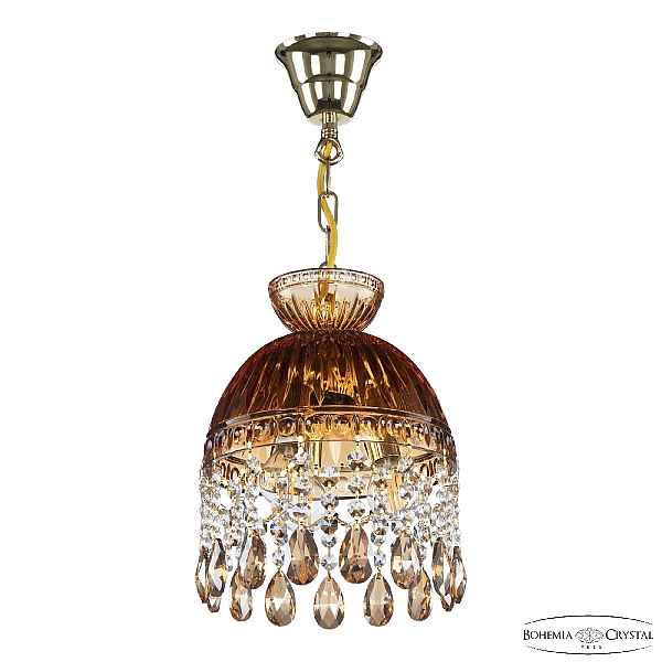 Подвесной светильник Bohemia Ivele Crystal 5478/22 G Amber/M-1G K721