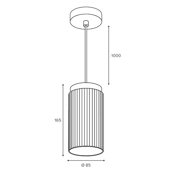 Подвесной светильник WOLTA Muse WSL-GX53/P19BG-2