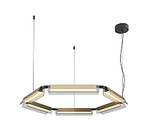 Подвесная люстра Maytoni Flat MOD296PL-L60BS3K