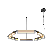 Подвесная люстра Maytoni Flat MOD296PL-L60BS3K