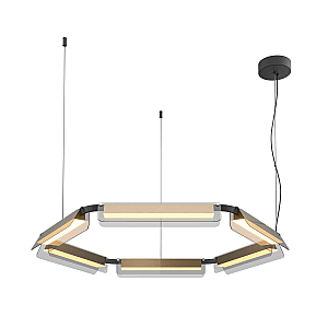 Подвесная люстра Maytoni Flat MOD296PL-L60BS3K