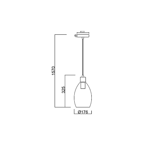 Подвесной светильник Vele Luce Placido VL5055P14