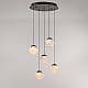 Подвесной светильник Delight Collection MD25030003-5A matt black/clear