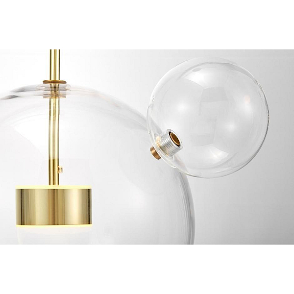Подвесной светодиодный светильник Lumina Deco Neroni LDP 6016-3+1 GD