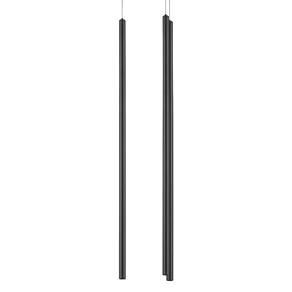 L3T747437 Люстра TUBO LED 15W 900LM 25G ЧЕРНЫЙ 3000K