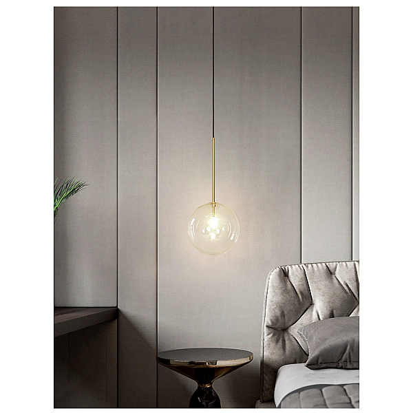 Подвесной светильник Delight Collection Ball Sola 9217P/D200 gold