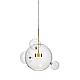Подвесной светодиодный светильник Lumina Deco Neroni LDP 6016-3+1 GD