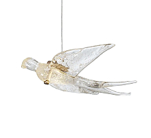 Подвесной светильник Delight Collection 12966-1P clear/gold