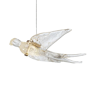 Подвесной светильник Delight Collection 12966-1P clear/gold