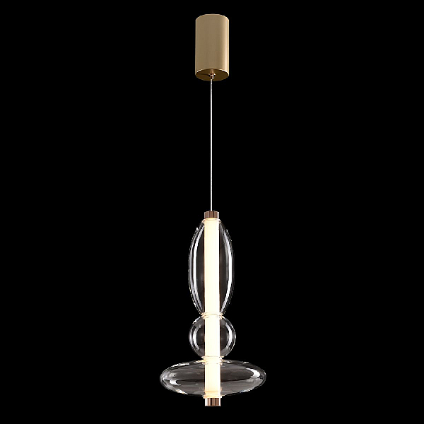 Подвесной светодиодный светильник Crystal Lux Quasar SP10W Led Transparent