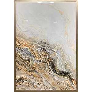 Постер Серый мрамор Garda Decor 89VOR-MARBLE3