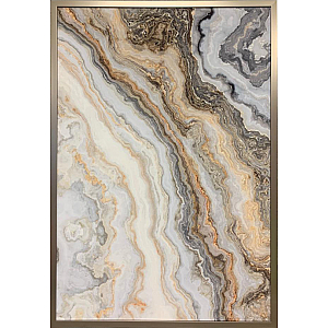 Постер Серый мрамор Garda Decor 89VOR-MARBLE4
