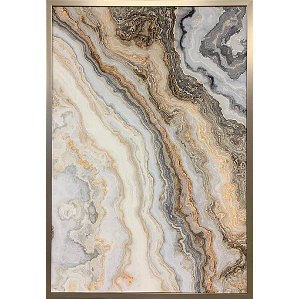 Постер Серый мрамор Garda Decor 89VOR-MARBLE4