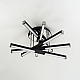 Потолочный светильник Modelight MDL.9371.600CL BK