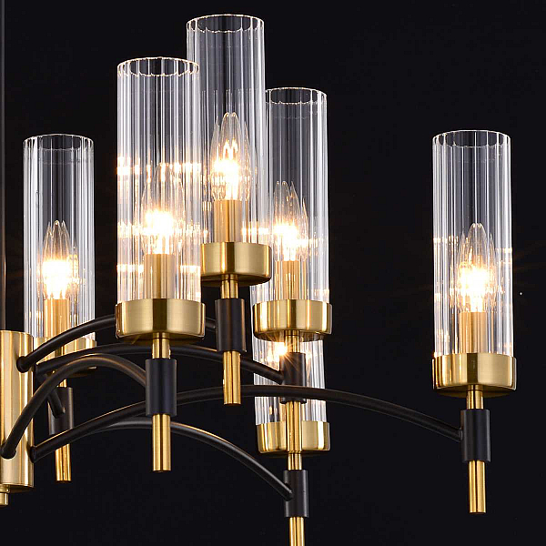 Потолочный светильник ILLUMICO IL5177-6+6PLS-29 BRASS TUBO