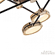 Потолочный светильник Arte Milano Ferrara 277999/6 BK/GD