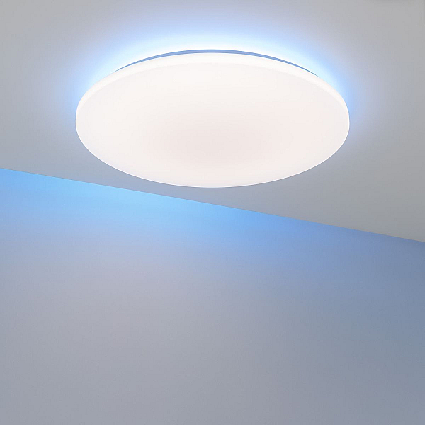 Потолочный светильник Arlight SP-FAVOR-R600-50W Day4000-MIX-RGB (WH, 100 deg, 230V, Tuya Zigbee) (IP54 Пластик) 057444
